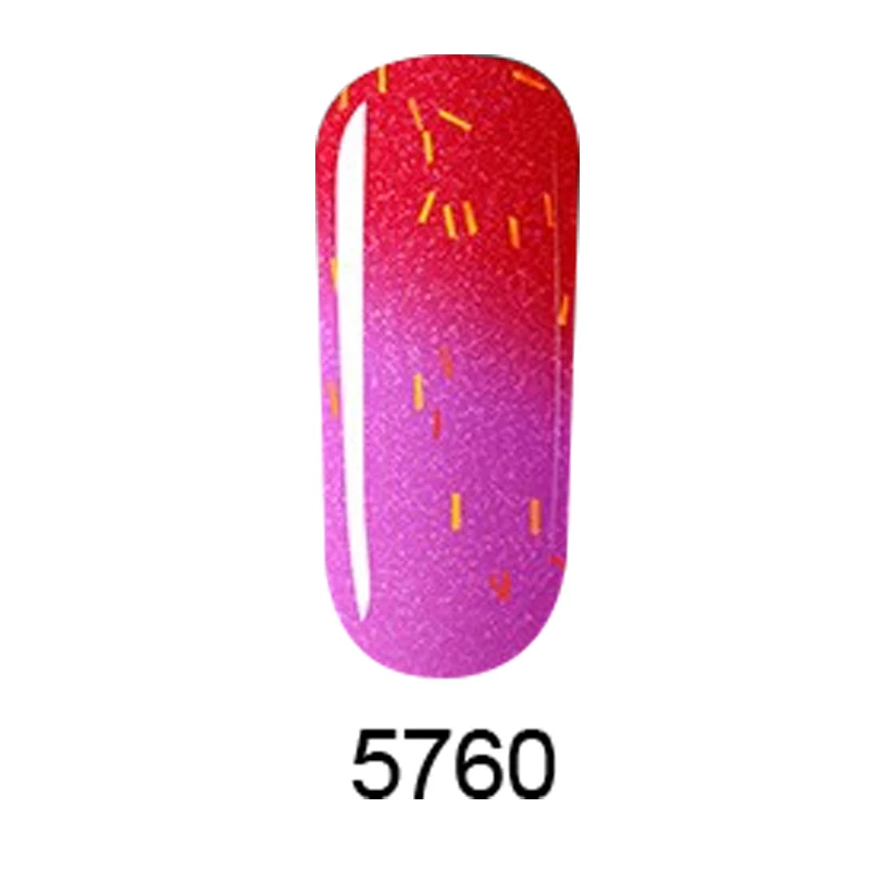 5760 Набор гель-лаков CATUNESS UV Vernis полуперманентный праймер верхнее покрытие 8 мл Гель-лак для ногтей маникюр Гель-лаки для ногтей - Цвет: 5760