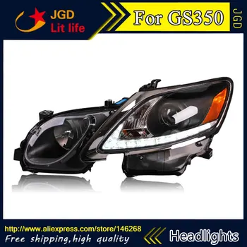 

Car styling LED HID LED Lexus GS350 headlights case for Lexus GS350 headlight 2006-2012 Bi-Xenon Lens low beam