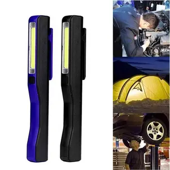 

Rechargeable LED COB Portable Camping Work Inspection Light Lamp Hand Torch netic for Household Workshop Automobile Camping