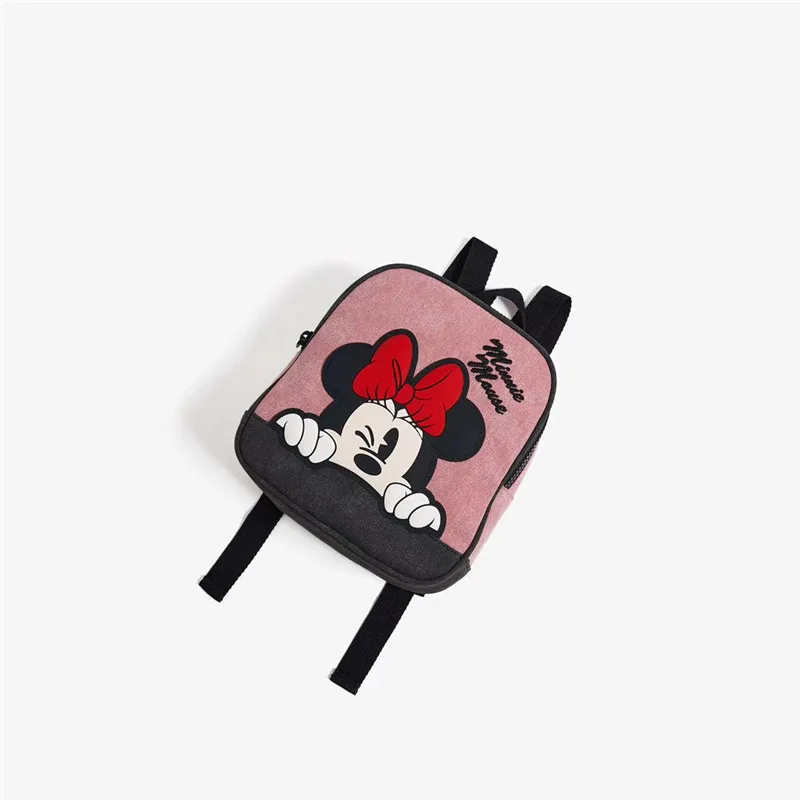  2019 Disney new children's backpack girl cartoon Minnie mouse bag kindergarten small school bag boo - 4000040536942