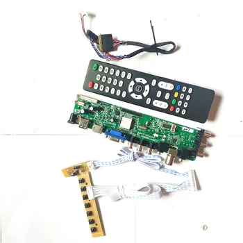 

For B133XTN01.5 B133XTN01.0 universal LVDS Pin HDMI VGA USB AV TV 3663 DVB digital panel 1366*768 LCD Controller board DIY Kit