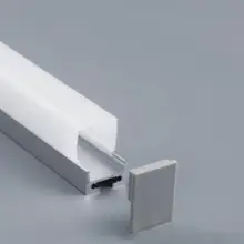 60 м/лот, 2 м/шт. Светодиодная лента алюминиевый профиль с молочным/прозрачным покрытием для светодиодной ленты бар свет 3 года гарантии