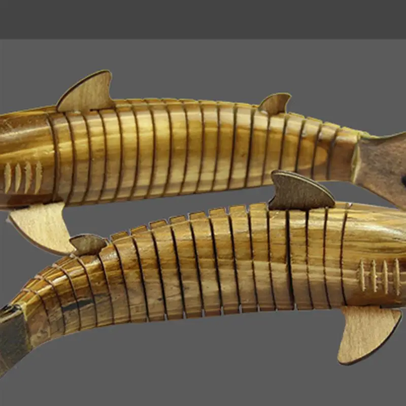 1 шт. 33 см деревянная модель животного рисунок акулы модель животного детский подарок DIY ремесла настольное украшение