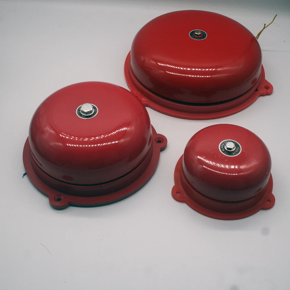 Fire control Tradition electric bell 4/6/8 inch AC 220V Alarm Bell Door bell School Factory Bell wired doorbell