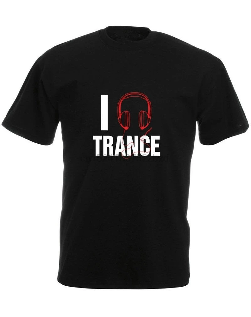 Модная футболка с надписью I Love Trance Music Inspired| |