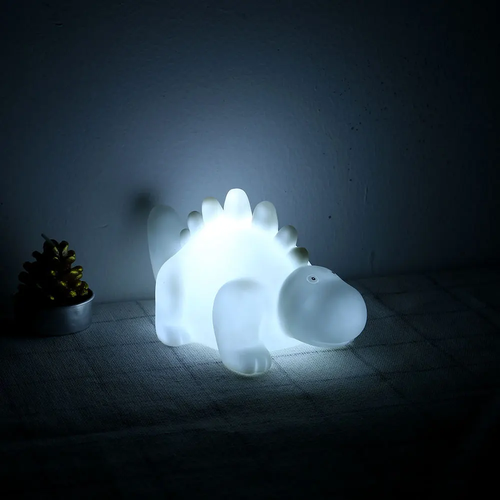  Cartoon LED Mini Dinosaur Lamp Cute Animal Lights Kid Small Dinosaur Night Light Creative Home Deco - 4000123983696