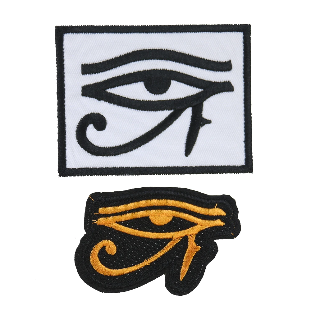 Eye of Horus Iron On Patch Ancient Egyptian Symbol Protection 