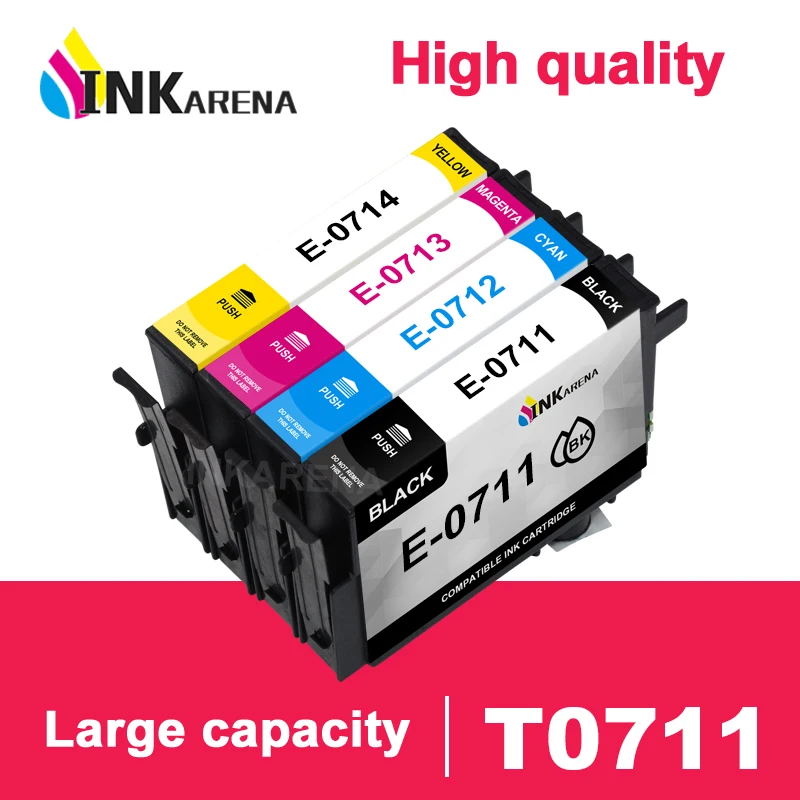 Ink Cartridge for Epson T0711 T0712 T0713 T0714 Printer Cartridges