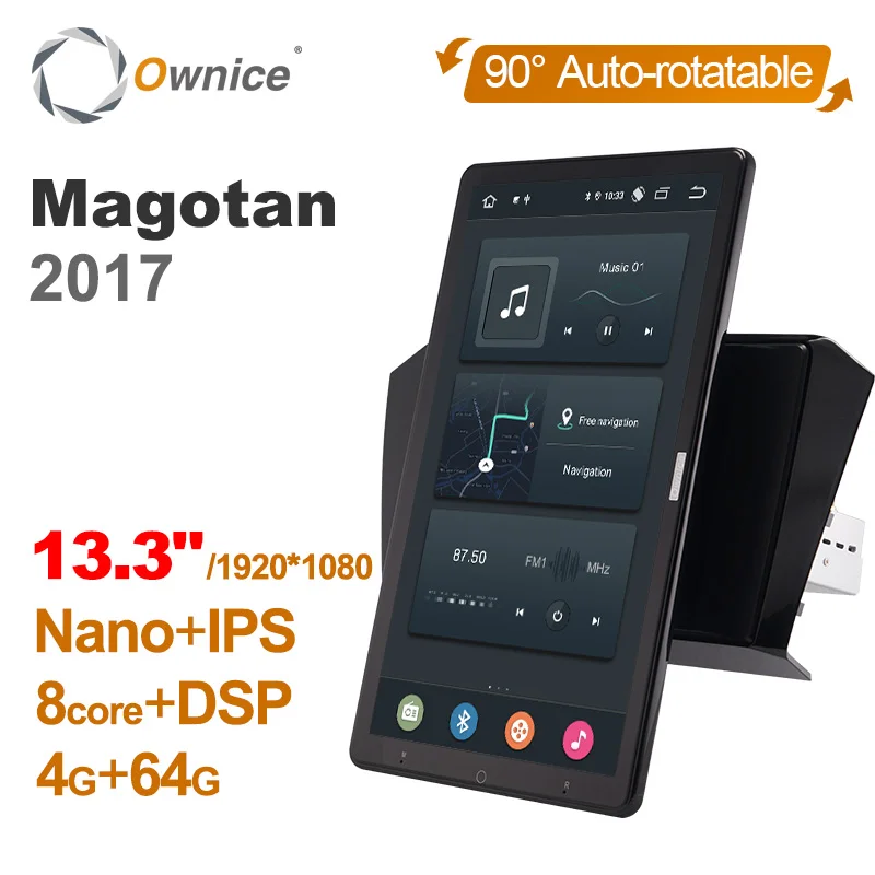 Android 10 0 Ownice автомобильный радиоприемник 1din для VW Magotan 2017 автомобильная