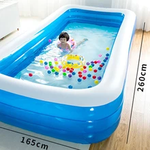 Inflatable Outdoor Swimming Pool Kit Big Size Kids Swimming Pool 4.68m Removable Pisina Inflavel Infantil Water Sports AB50YC