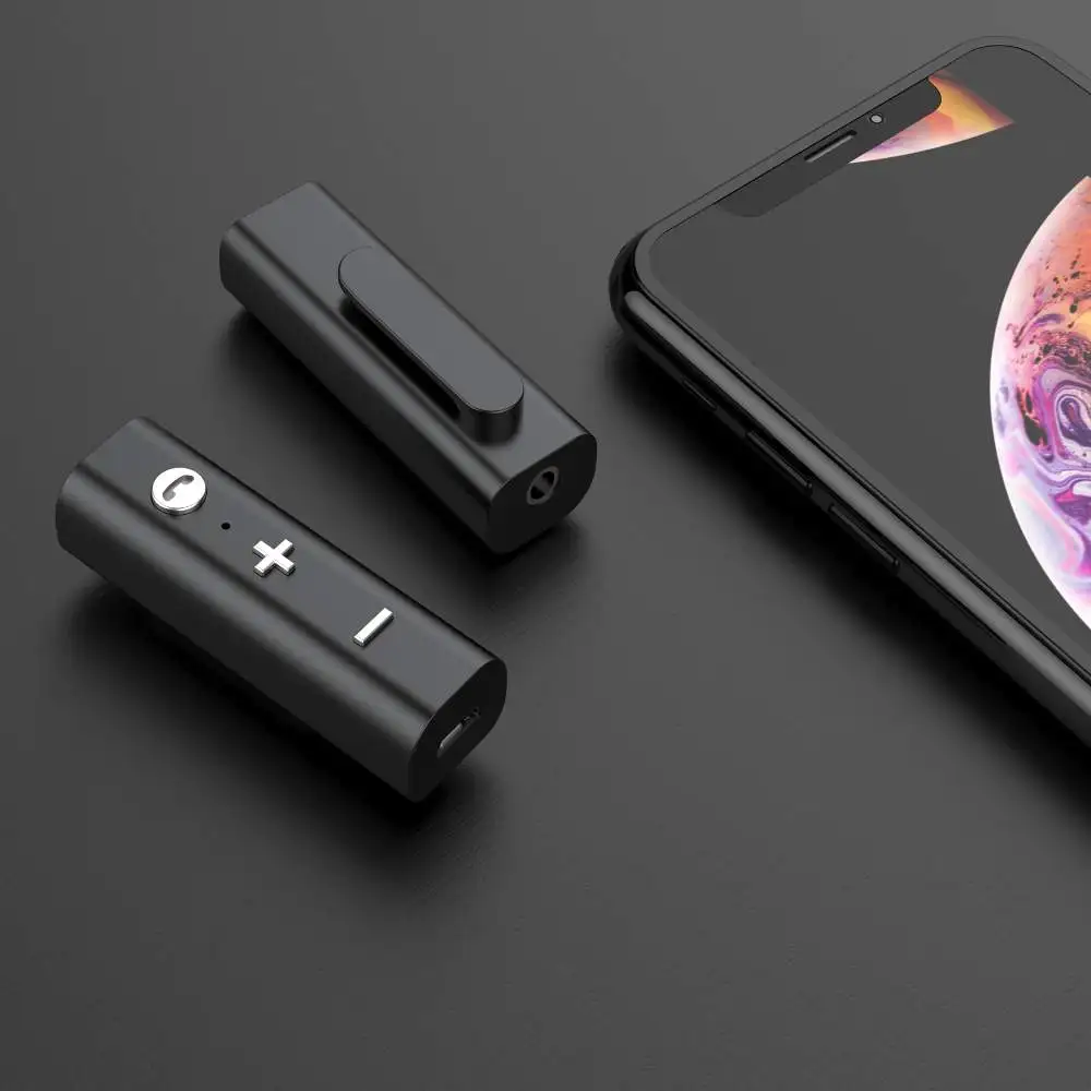 AUDEW BT001 bluetooth 5,0 2-в-1 аудио приемник адаптер стерео Динамик Hands-free 3,5 мм AUX для автомобиля bluetooth автомобильный набор, свободные руки