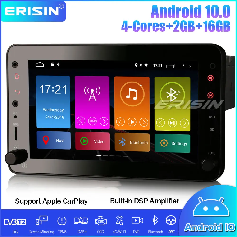 Erisin Android 10.0 Alfa Romeo 159 Sportwagon Brera Spider Autoradio Car Stereo DAB+GPS DSP Carplay Bluetooth | Автомобили и