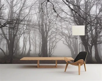 

3d Wallpaper Mural Beautiful Grey Fantasy Wood Background Wall Home Decor Living Room Bedroom Wallcovering HD Wallpaper