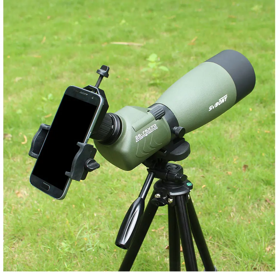 SVBONY Зрительная труба SV14 BAK4 Zoom 25-75x70mm 45De Зрительная труба Birdwatch телескоп+ телефонный адаптер+ 2 штатива F9310