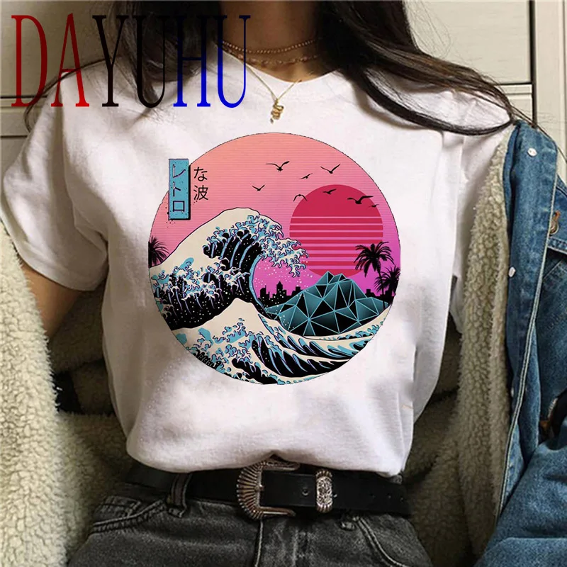 Мужская футболка в стиле хип хоп Vaporwave забавная с героями мультфильмов 2020 Harajuku