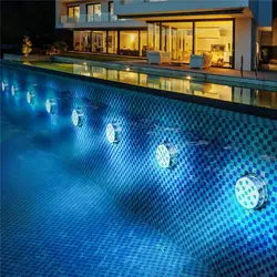 Pool lights Waterproof 13 LED Lamp Beads Diving Light with Magnet Sucker RF Remote Control