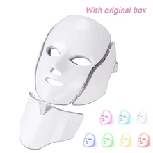 Светодиодная терапевтическая маска Легкая Маска для красоты лица Уход за кожей омоложение удаление морщин, акне Красота Отбеливание лица затягивающий инструмент