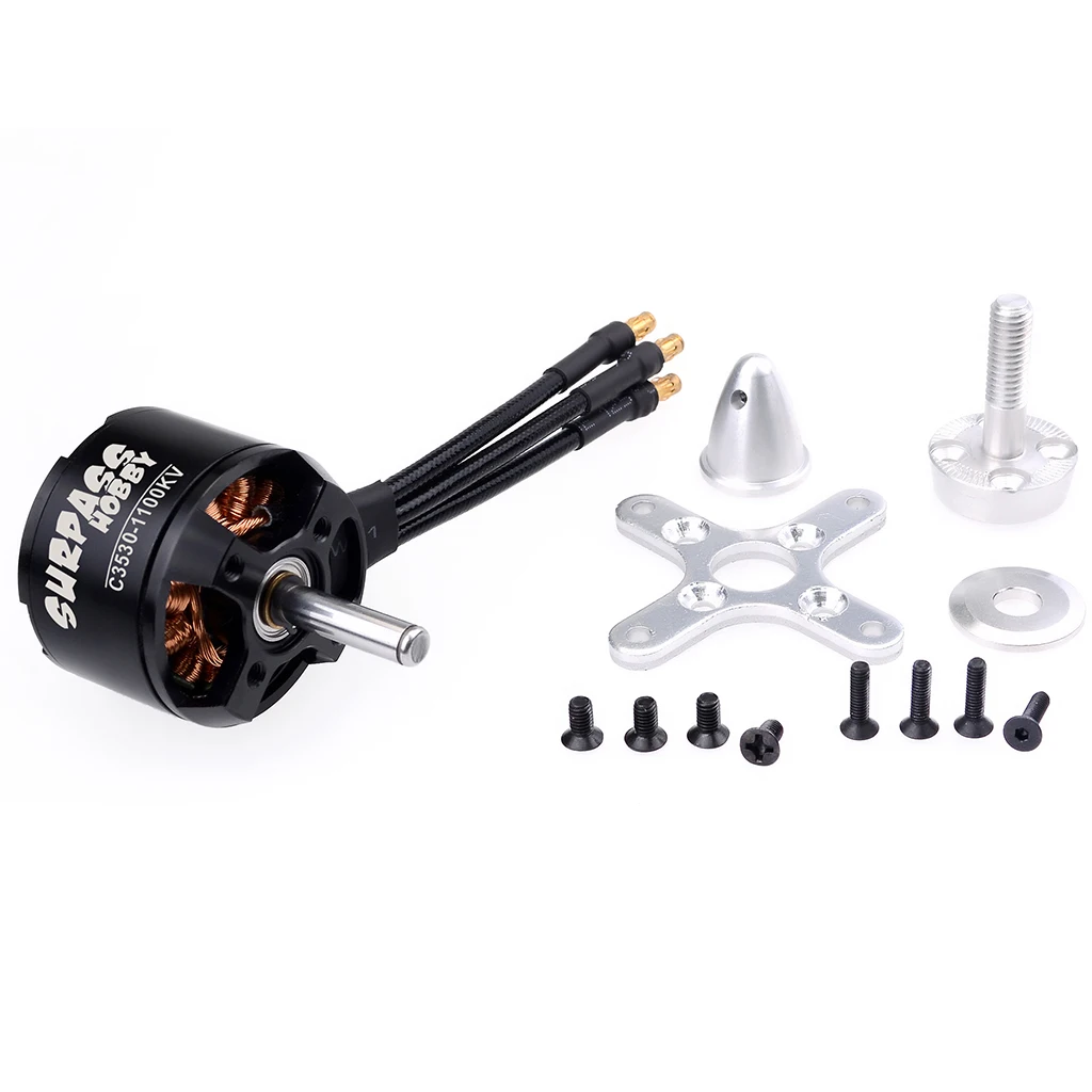 SURPASS HOBBY 2808 C3530 1700KV 1400KV 1100KV бесщеточный двигатель для радиоуправляемого самолета с фиксированным крылом планерный самолет