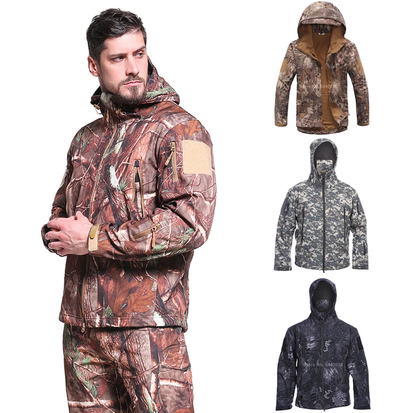 Мужская Военная униформа камуфляжная тактическая толстовка на молнии с