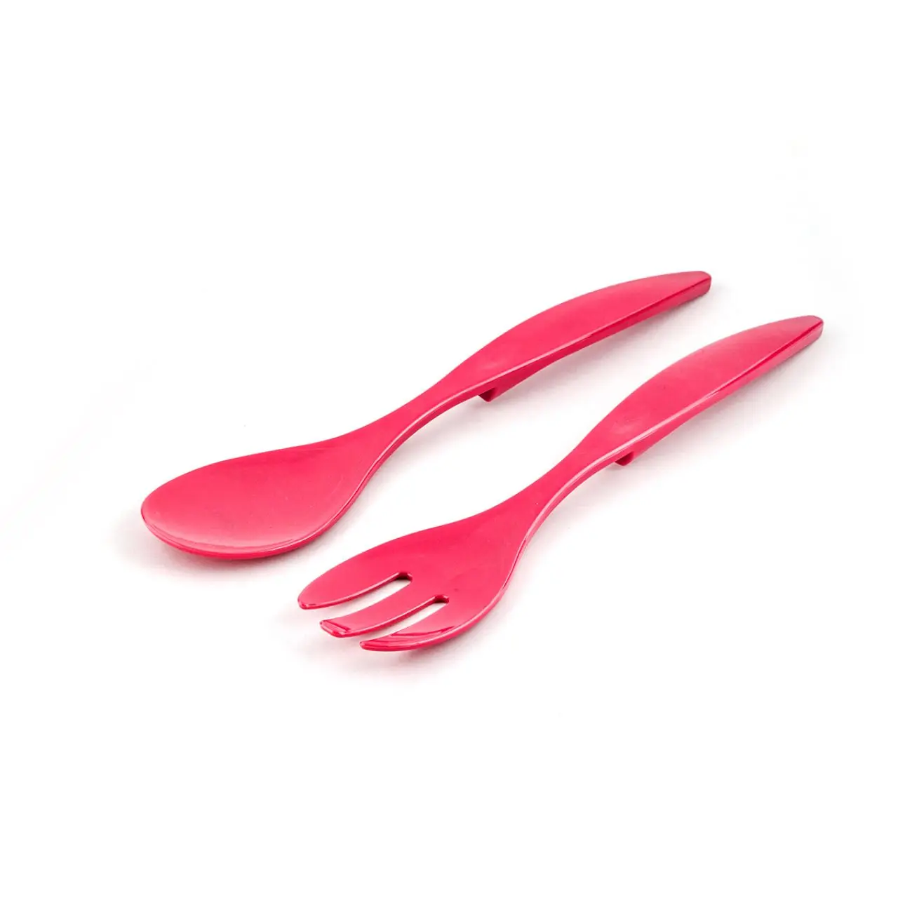 

2'Li Fuchsia Fork Spoon Set