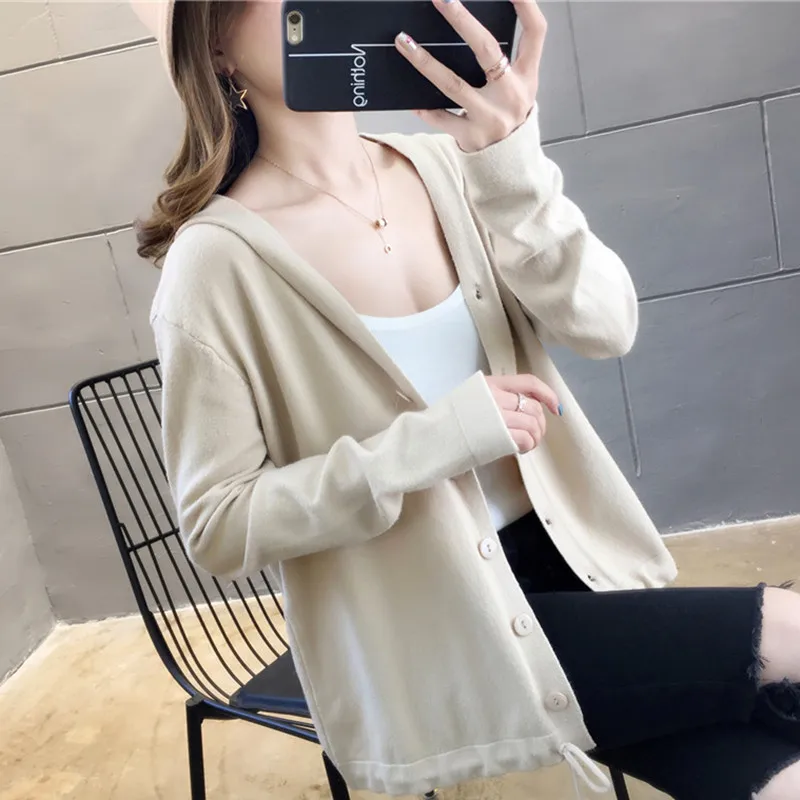 

11409 (4th floor, 1st floor, B district, 1st floor) Actual photo of the new autumn style cardigan of the 2019 Korean edition 32