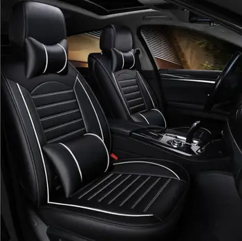 

Front Leather Universal Car seat cover For FIAT Fiorino Qubo Punto Bravo Sedci Doblo 500X 500L Perla Palio-Weekend Siena