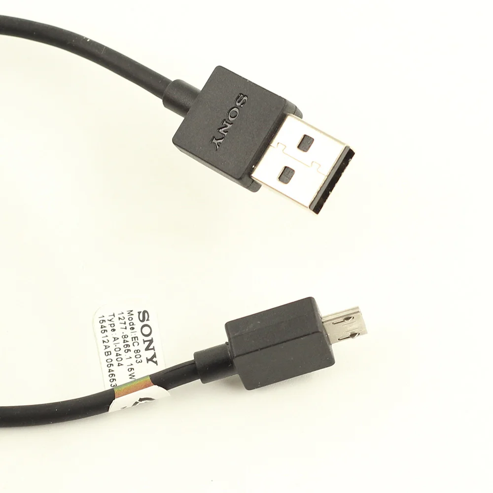 Кабель Micro usb sony 100 см EC803 для передачи данных для sony Xperia Z5 Premium Z4 Z3 Z2 Z1 Mini Compact XZ3 XA Ultra M2 E5 C5
