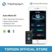 TOPDON автоматизировать Bluetooth 4,0 OBD2 OBDII Автомобильный ELM327 Профессиональные автомобиля диагностический считыватель кода сканирования для IOS