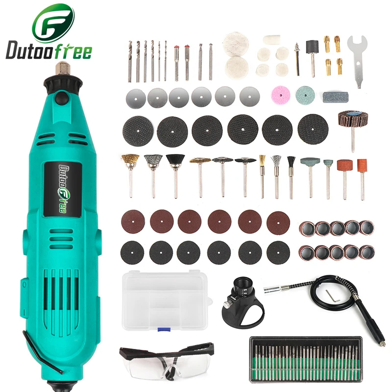 Mini Drill Tools Accessories Drilling Machine Electric 30000rpm Micro Drill Electric For Dremel Accessories Set Flexible Shaft