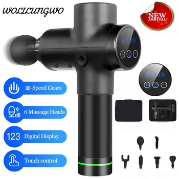 

Muscle massage gun high frequency vibration depth to relieve muscle soreness fascia gun relax the body to break down lactic acid