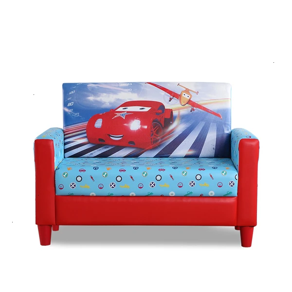 

Cartoon Extreme Speed Automobile Male Small Kids Sofa Chair Originality Two Seat Baby Leather Art Sofa Zitzak Child Bed Bean Bag
