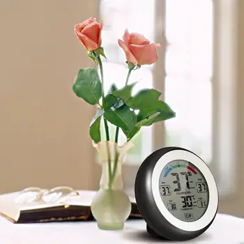 

Hygrometer Thermometer Humidity Meter with LCD Display 2 in 1 Moisture Meter Temperature Gauge Multi-Functional Home
