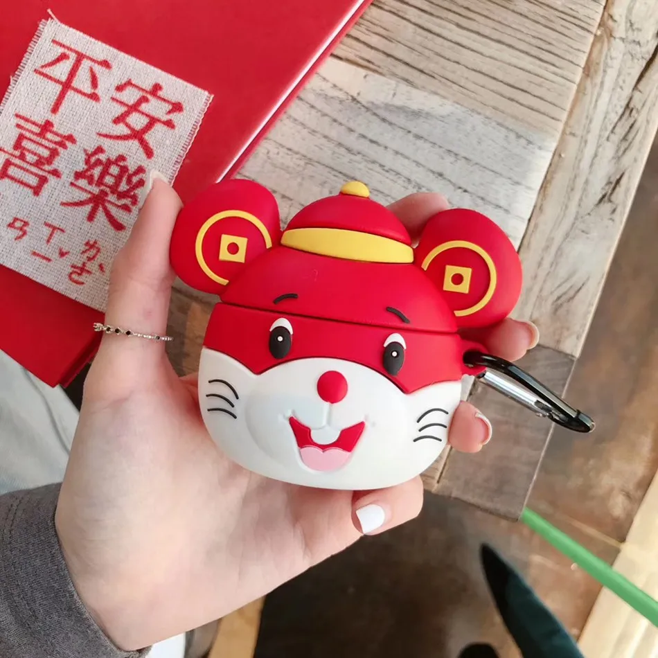 3D чехол для наушников для huawei Freebuds 3 чехол силиконовый чехол с милым авокадо собачкой мультяшный чехол для huawei Freebuds 3 Pro чехол s брелок - Цвет: 1258