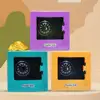 Saving Bank Toy Fun Compact Plastic Safe Piggy Bank Toy  Mini Piggy Gift Safe Case Password Portable With Key Money Storage Box 1