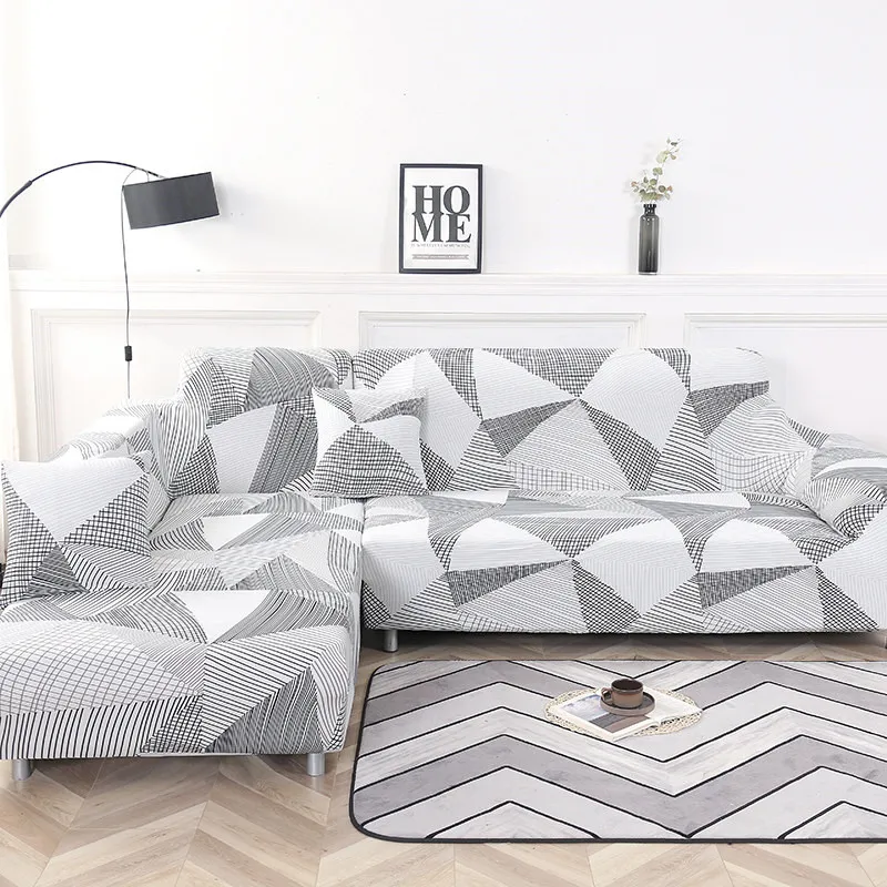 Пожалуйста, закажите набор диванов(2 шт.) если l-образный угловой шезлонг диван эластичный чехол покрывала для дивана стрейч для гостиной - Цвет: Color 11