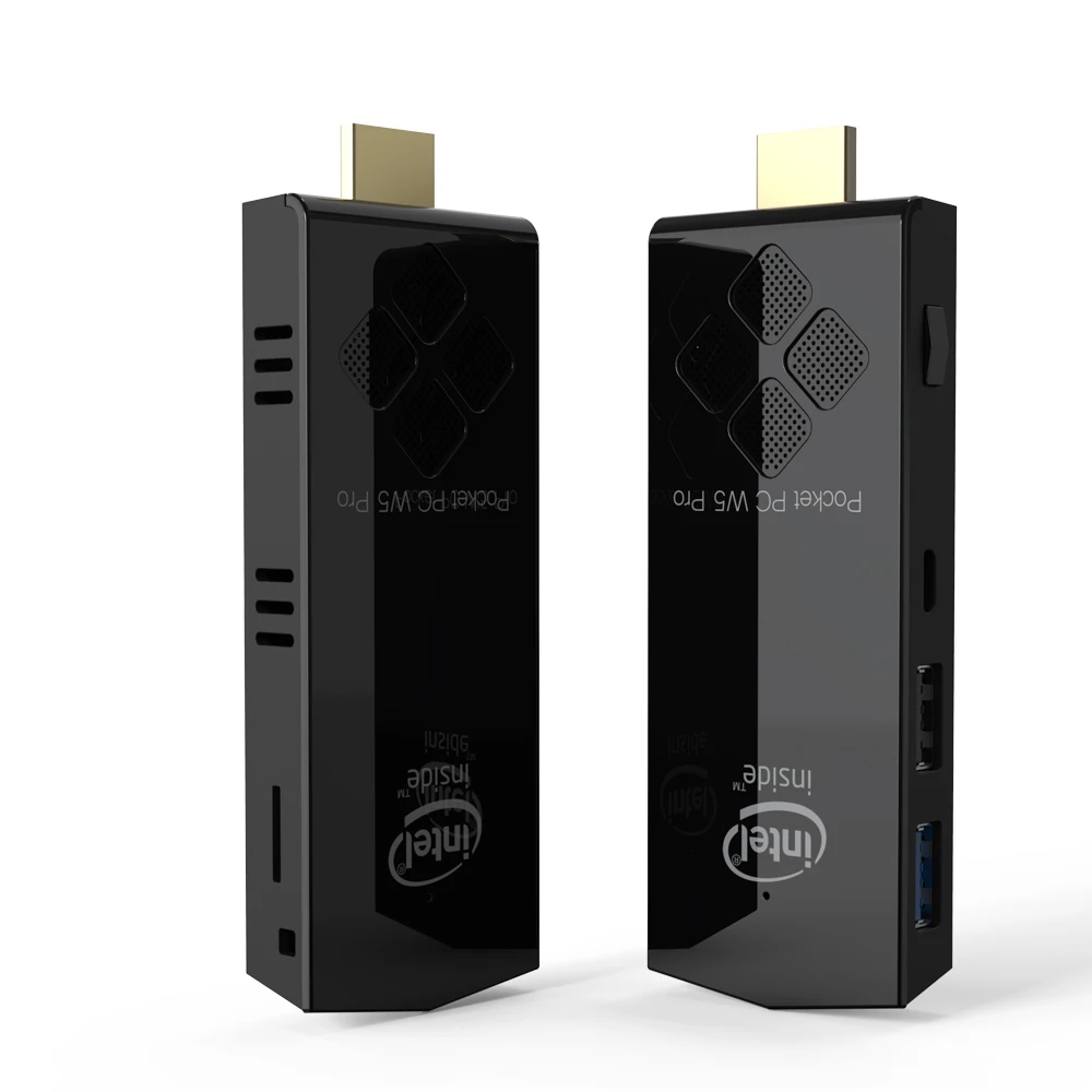 Мини ПК W5 pro с Windows 10 четырехъядерный процессор Intel atom Z8350 до 1 92 ГГц 4 ГБ/64 ГБ 2 4G/5G