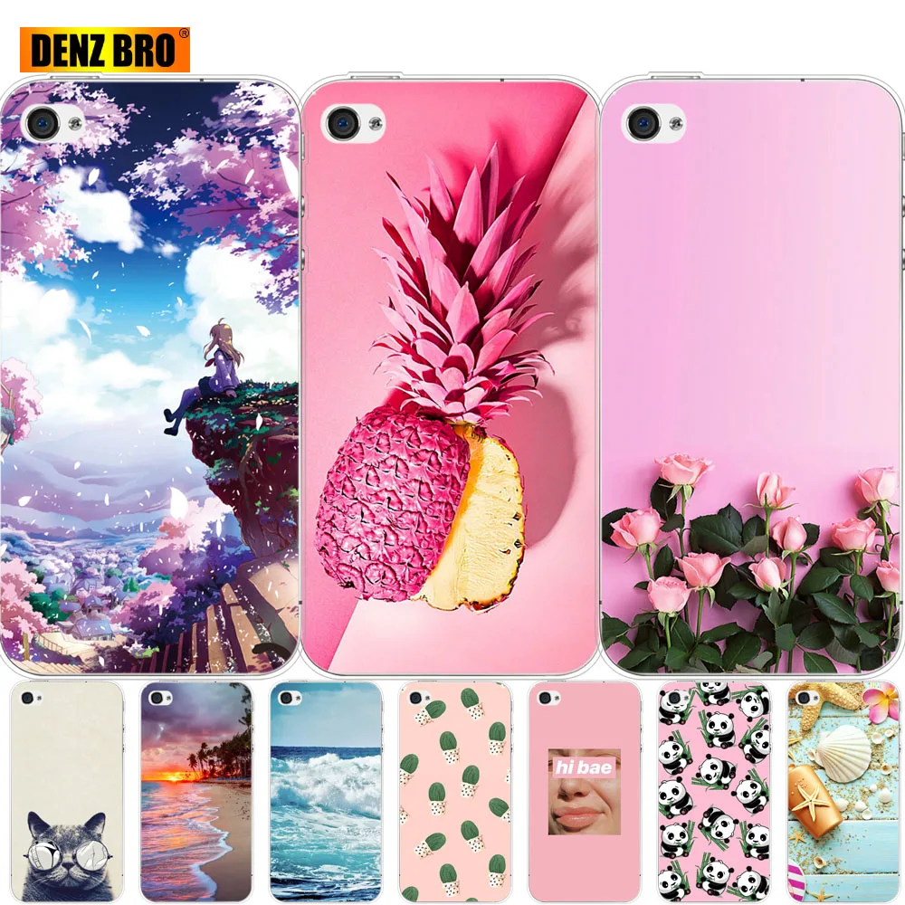 Per Iphone 5S 5S Se 2016 4S 4 Custodia In Silicone Morbido Tpu Cover Per Telefono Per Apple Iphone 6 S 6 S Plus Coque Paraurti Protezione Completa Fun