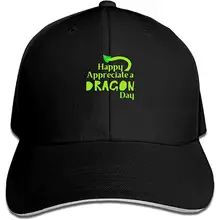Мужская кепка s Happy оцените день дракона Snapback Кепка сэндвич пик Дальнобойщик Кепка s Повседневная шляпа для подарков