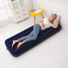 Одиночный надувной матрас, Флокированный диван-кровать, портативный наружный матрас влагостойкий ланч-зал