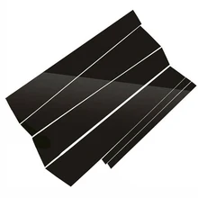 ^^Best Offers 6Pcs Black Mirror Effect Window Center Pillar Cover Trim for Honda Accord 2013-2017 ^^Best Offers 6Pcs Black Mirror Effect Window Center Pillar Cover Trim for Honda Accord 2013-2017