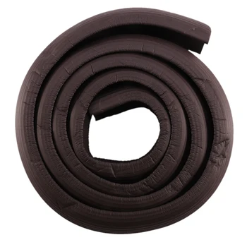 

Form L Security Sealing Furniture Corner Corners Protection Cushion 2M Long - Dark brown