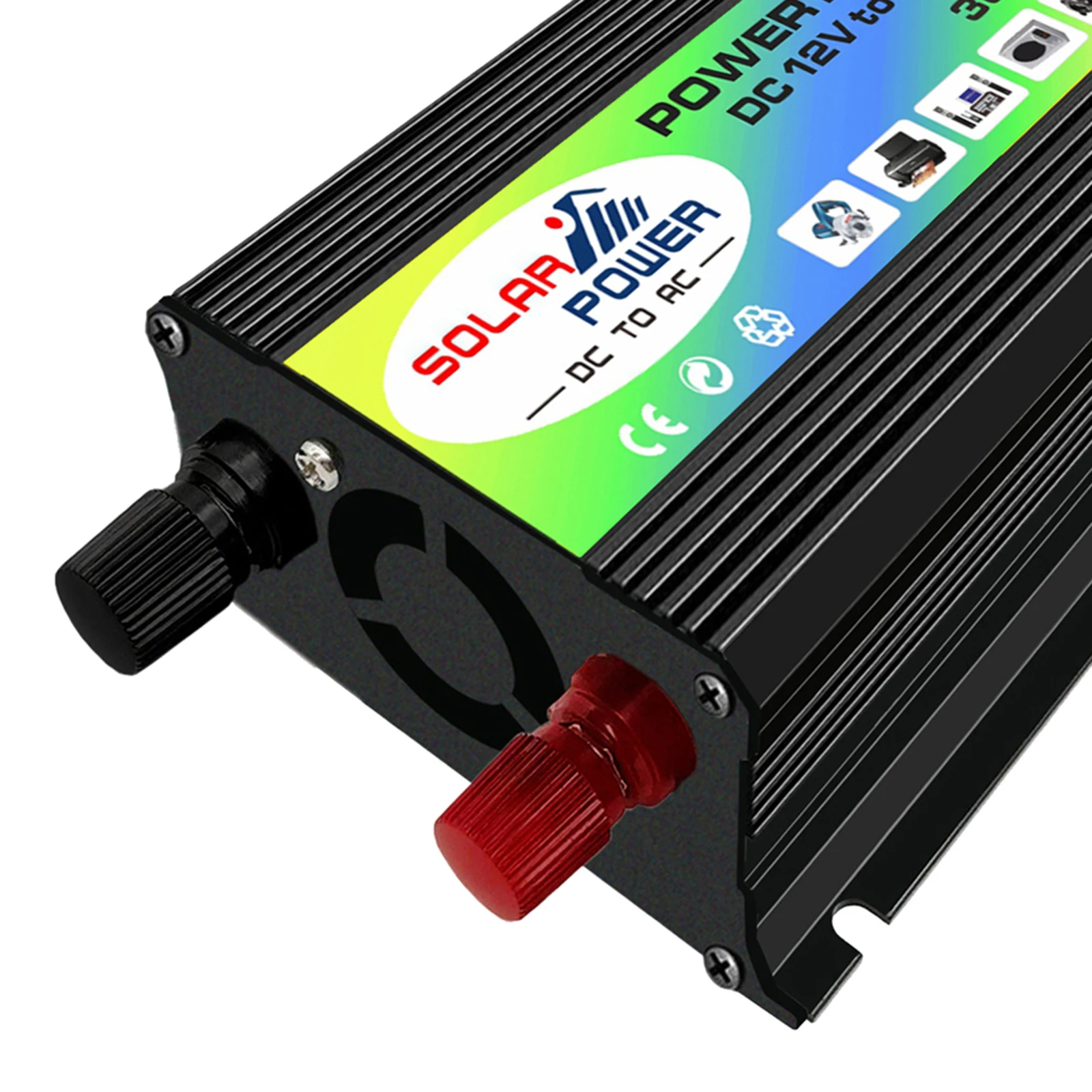 300W Car Power Inverter Converter DC 12V AC 220V Voltage Transformer Power Converter 2 USB Ports Adapter Portable Auto Modified