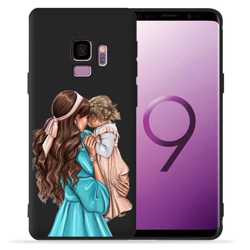 Супер мама папа детский чехол для телефона для samsung Galaxy S9 S8 S10 Plus S7 S6 Edge S10 Lite Note9 8 10 Pro Capa Etui - Цвет: 16