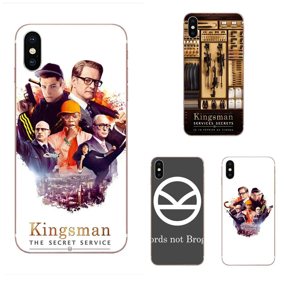 Мягкие чехлы из ТПУ для Xiaomi Mi A1 A2 A3 CC9 CC9E 9T mi10 mi9 mi8 pro lite SE с логотипом Kingsman The Secret Service