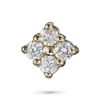 

Pendant in yellow gold with a diamond