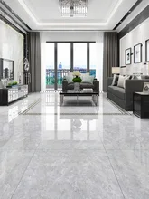 

Simple Gray All-through Marble Tile Floor Tile 800x800 Floor Tile New Living Room Anion TZ