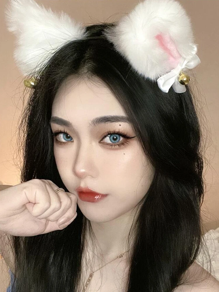 

Anime Party Costume Playful Headwear Beautiful Masquerade Sweet and Cute Cat Ears Cosplay Cat Ear Hair Accessories