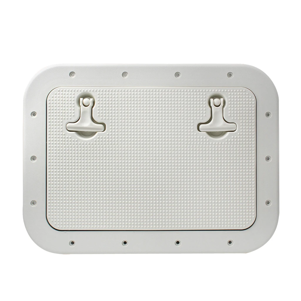 Marine Boat Kayak Canoe Deck Hatch & Lid Cover for Boats, White, 42.5 x 31.5 x 2cm/16.7 x 12.4 x 0.8 inch
