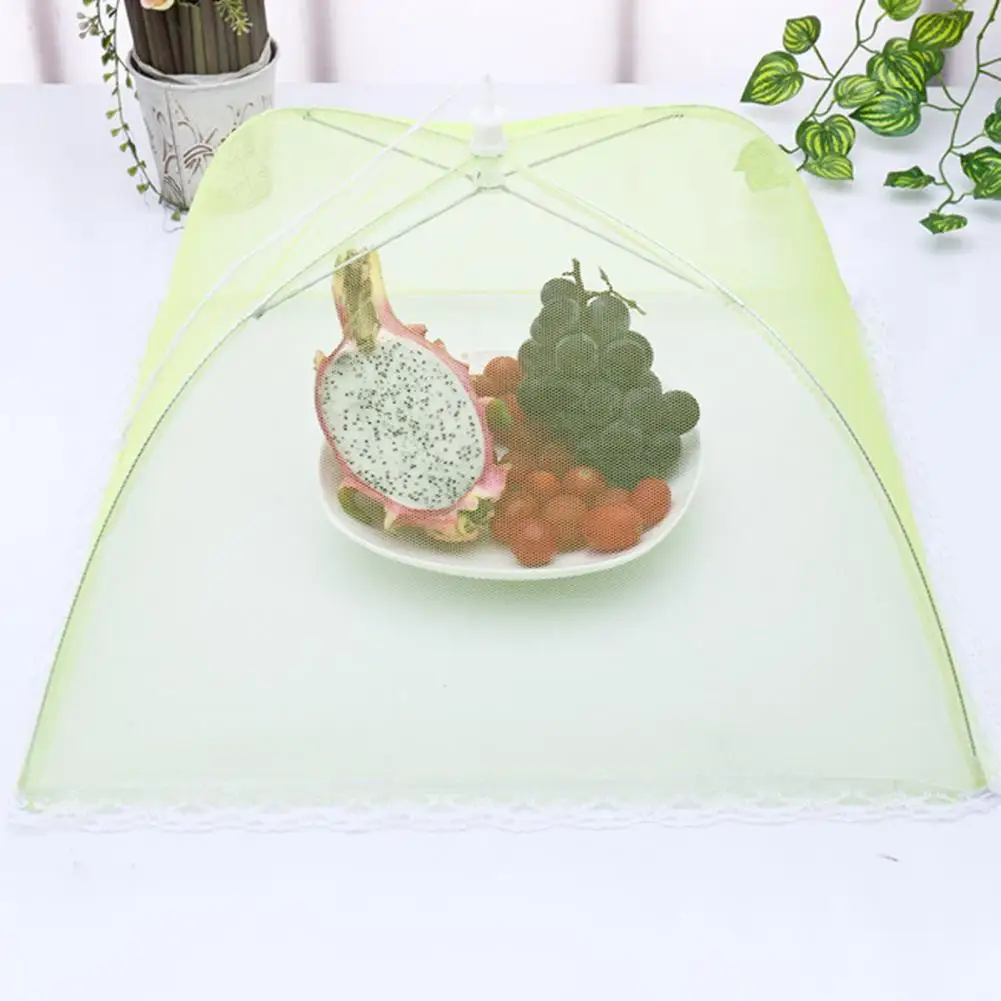 Detachable Food Cover Umbrella Foldable Mesh Cover Net Food Covers Net Dust Proof Anti Mosquito Dish Tent Kitchen Tools