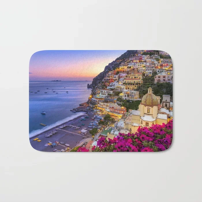 Скандинавский Коврик для двери Positano Amalfi Coast коврик ванной с принтом нескользящий